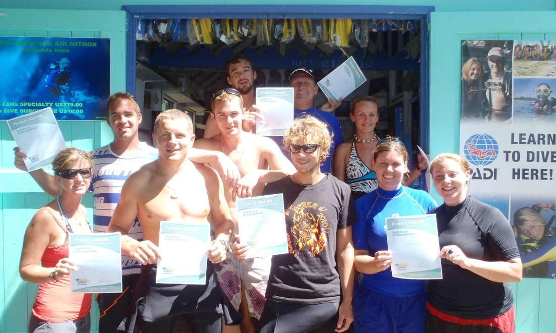dive bequia clean up